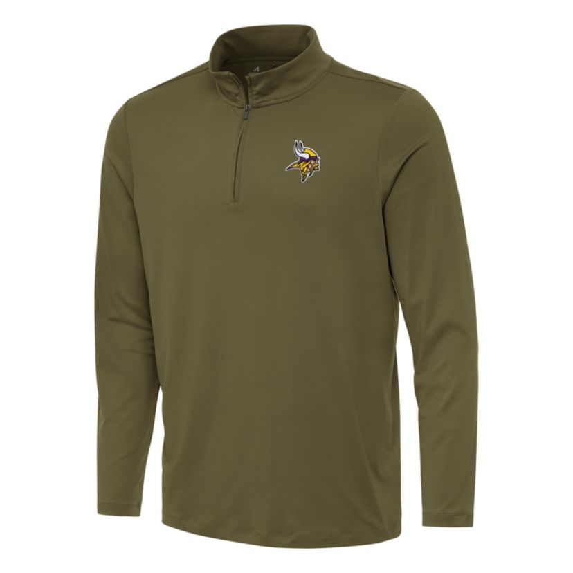 Antigua NFL Minnesota Vikings Mens Reprocess 1/4 Zip Pullover