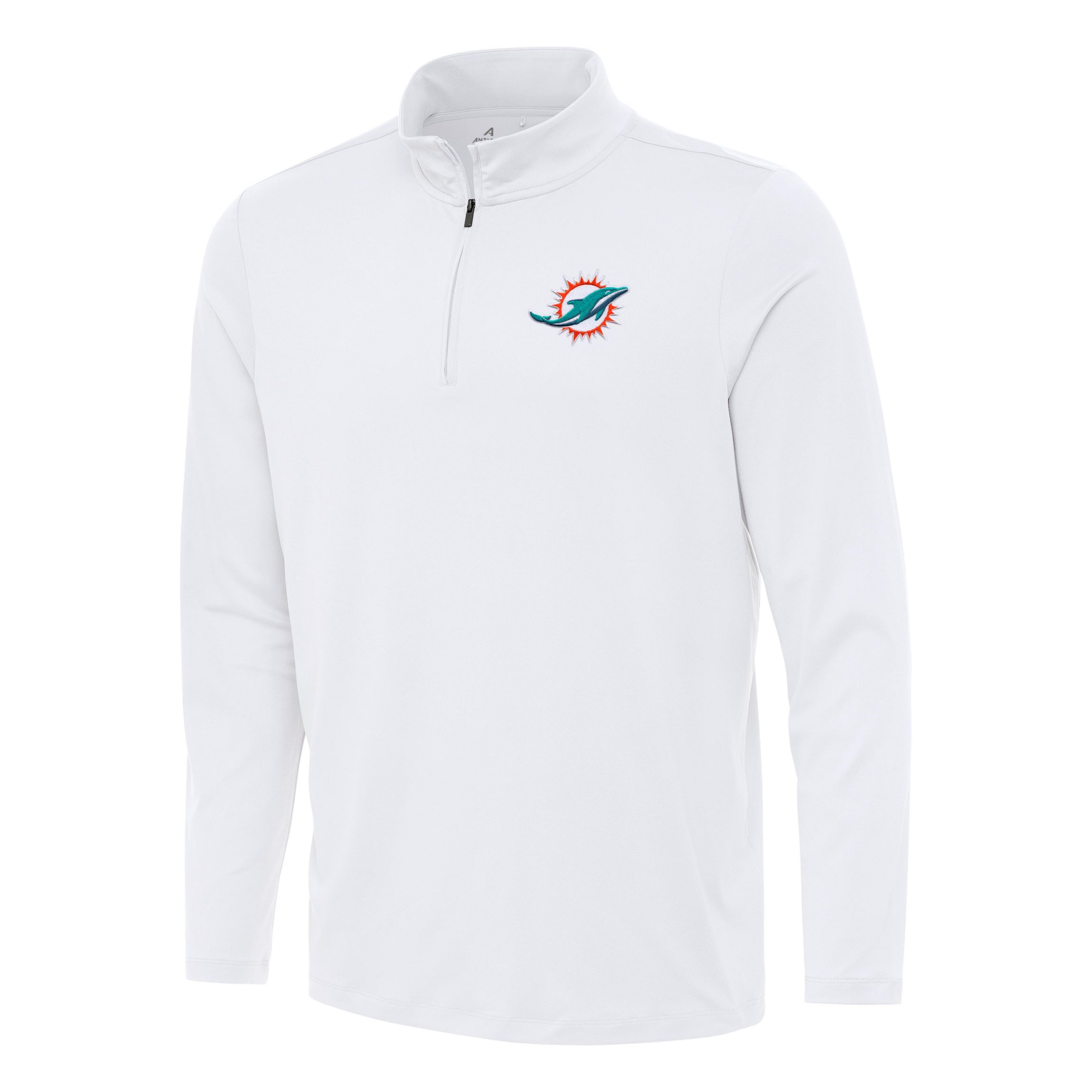Antigua NFL Miami Dolphins Mens Reprocess 1/4 Zip Pullover