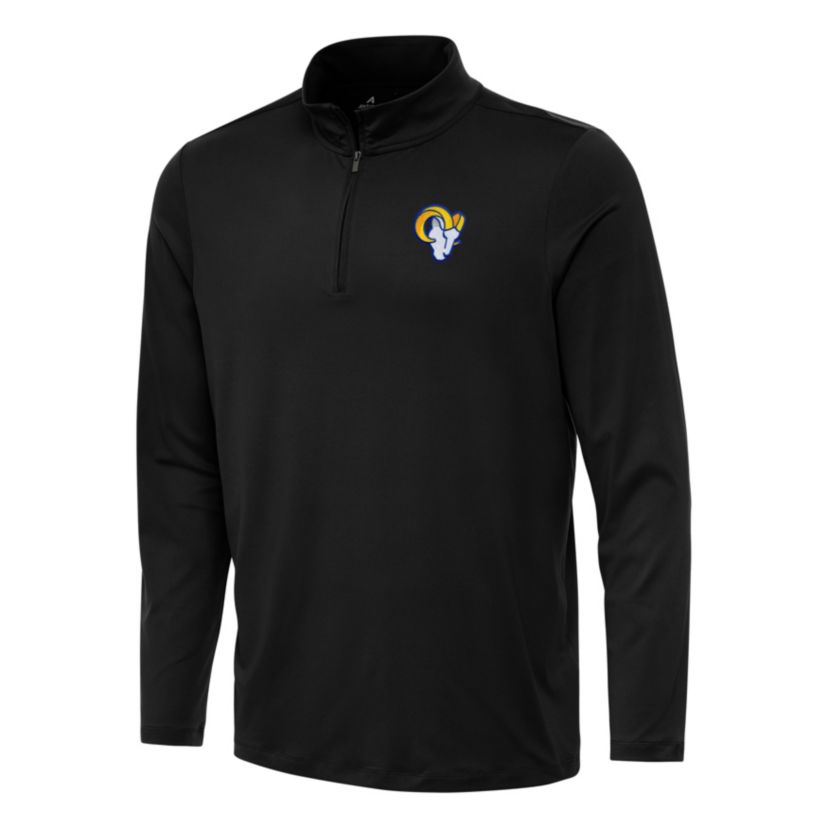 Antigua NFL Los Angeles Rams Mens Reprocess 1/4 Zip Pullover