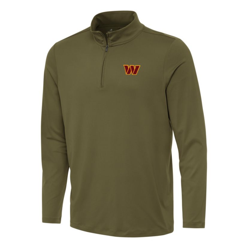 Antigua NFL Washington Commanders Mens Reprocess 1/4 Zip Pullover