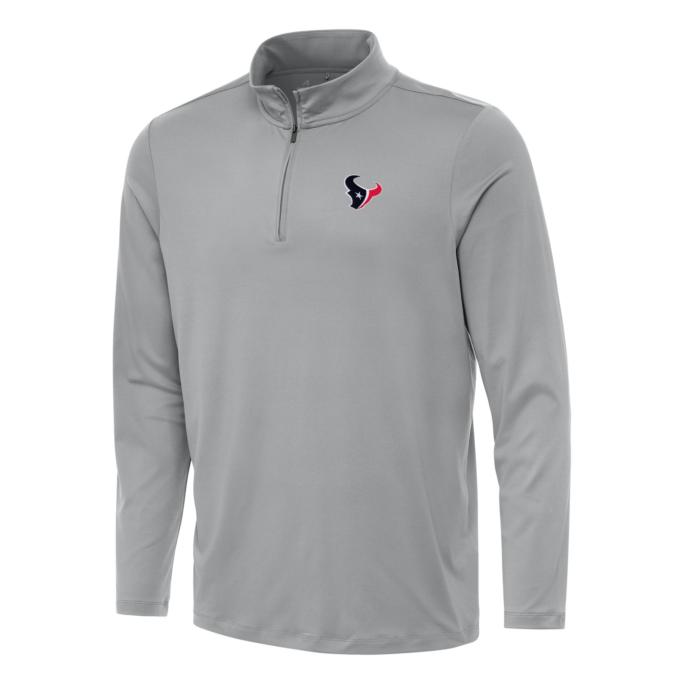 Antigua NFL Houston Texans Mens Reprocess 1/4 Zip Pullover