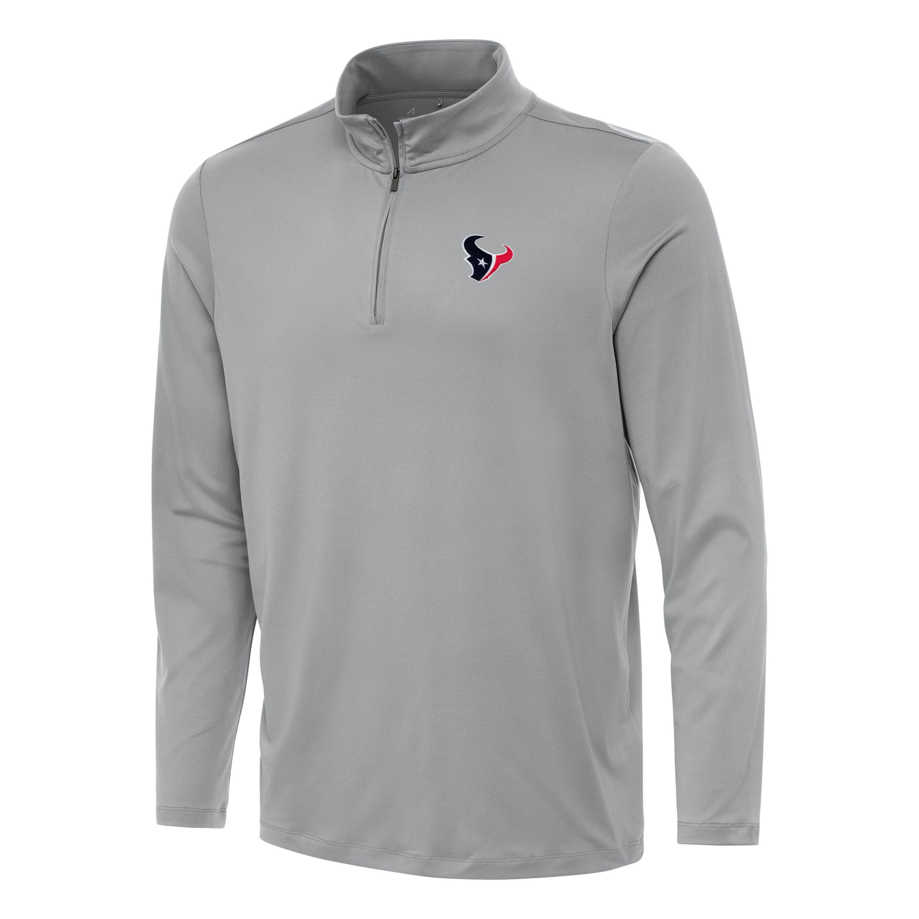 Antigua NFL Houston Texans Mens Reprocess 1/4 Zip Pullover