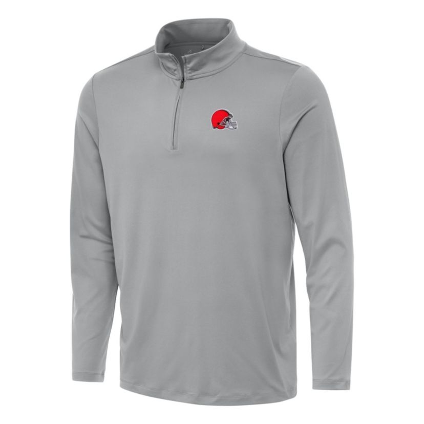 Antigua NFL Cleveland Browns Mens Reprocess 1/4 Zip Pullover
