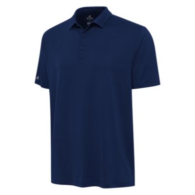Antigua BLANK Men's Reprocess Polo, Navy Blue, 2XL