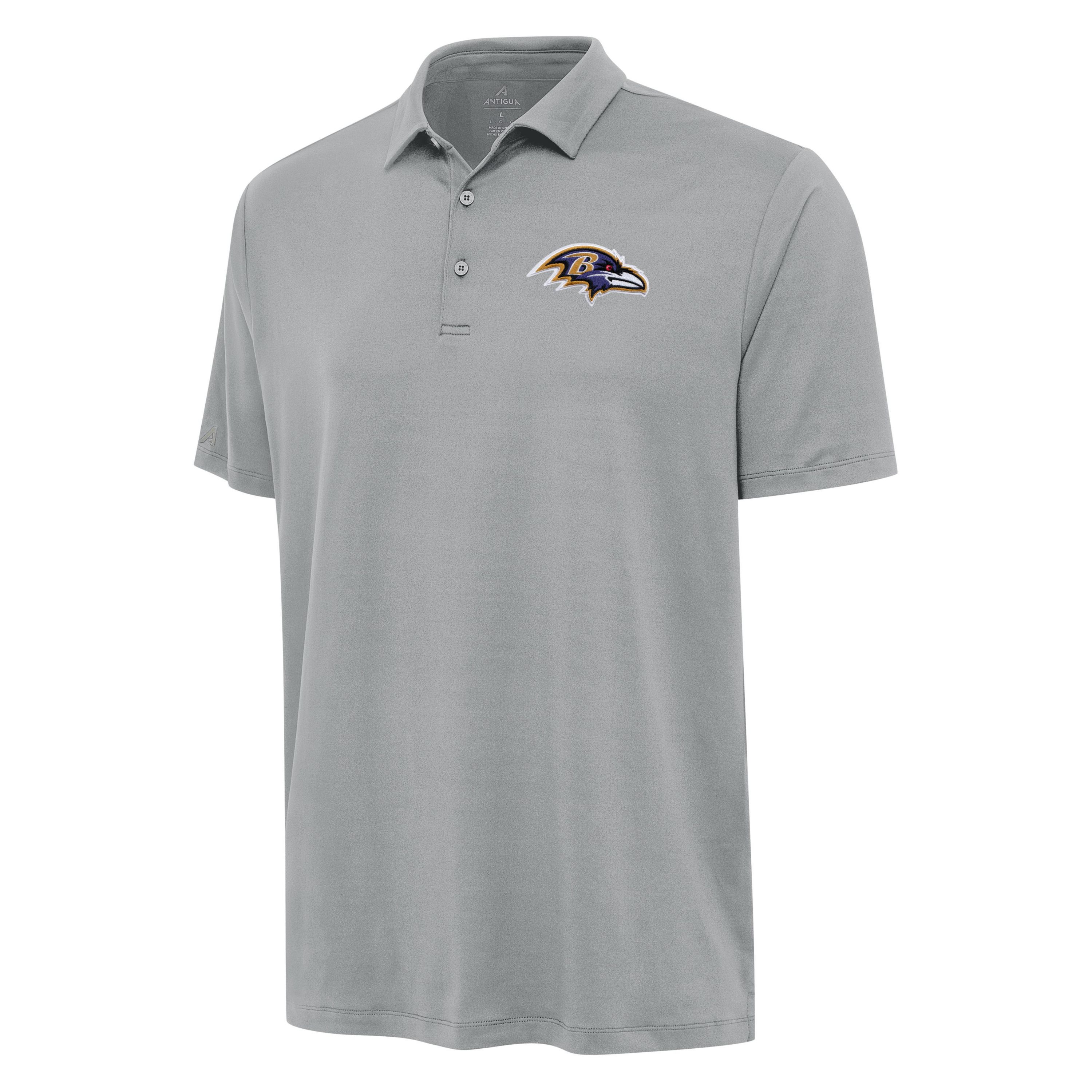 Antigua NFL Baltimore Ravens Mens Reprocess Polo