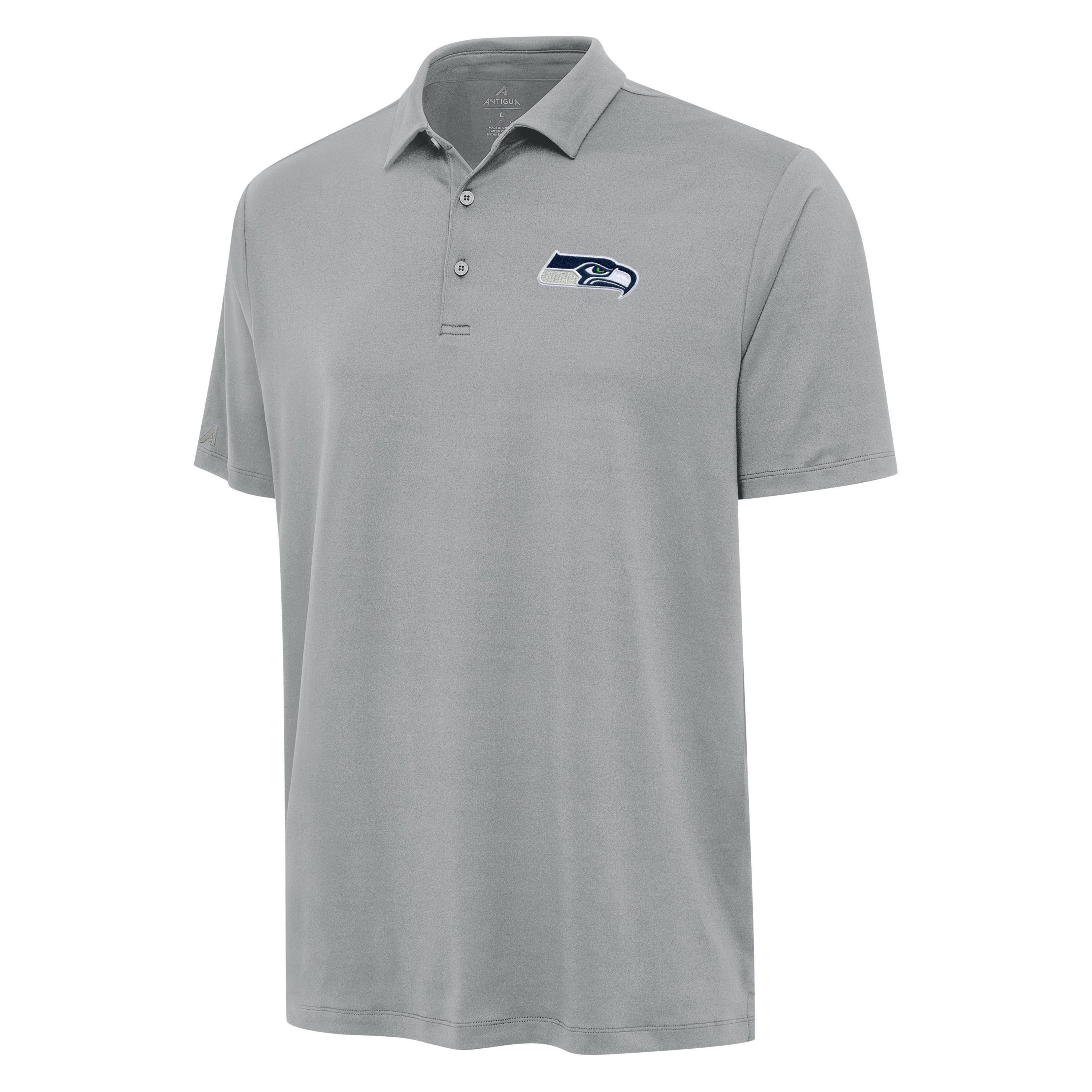 Antigua NFL Seattle Seahawks Mens Reprocess Polo
