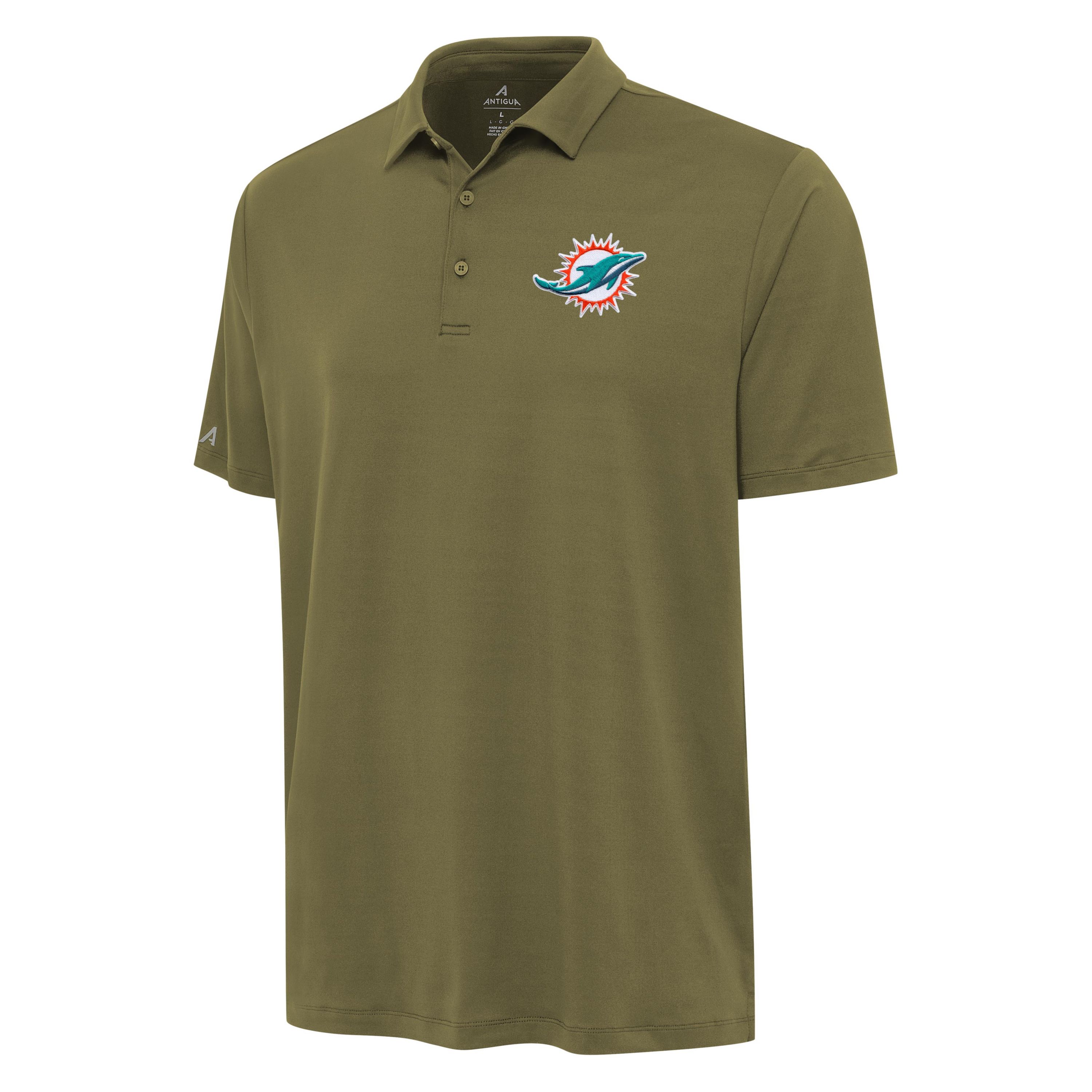 Antigua NFL Miami Dolphins Mens Reprocess Polo