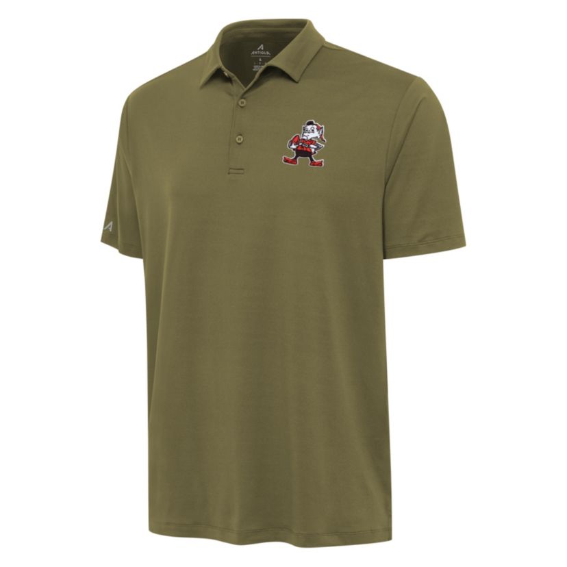 Antigua NFL Cleveland Browns Mens Reprocess Polo