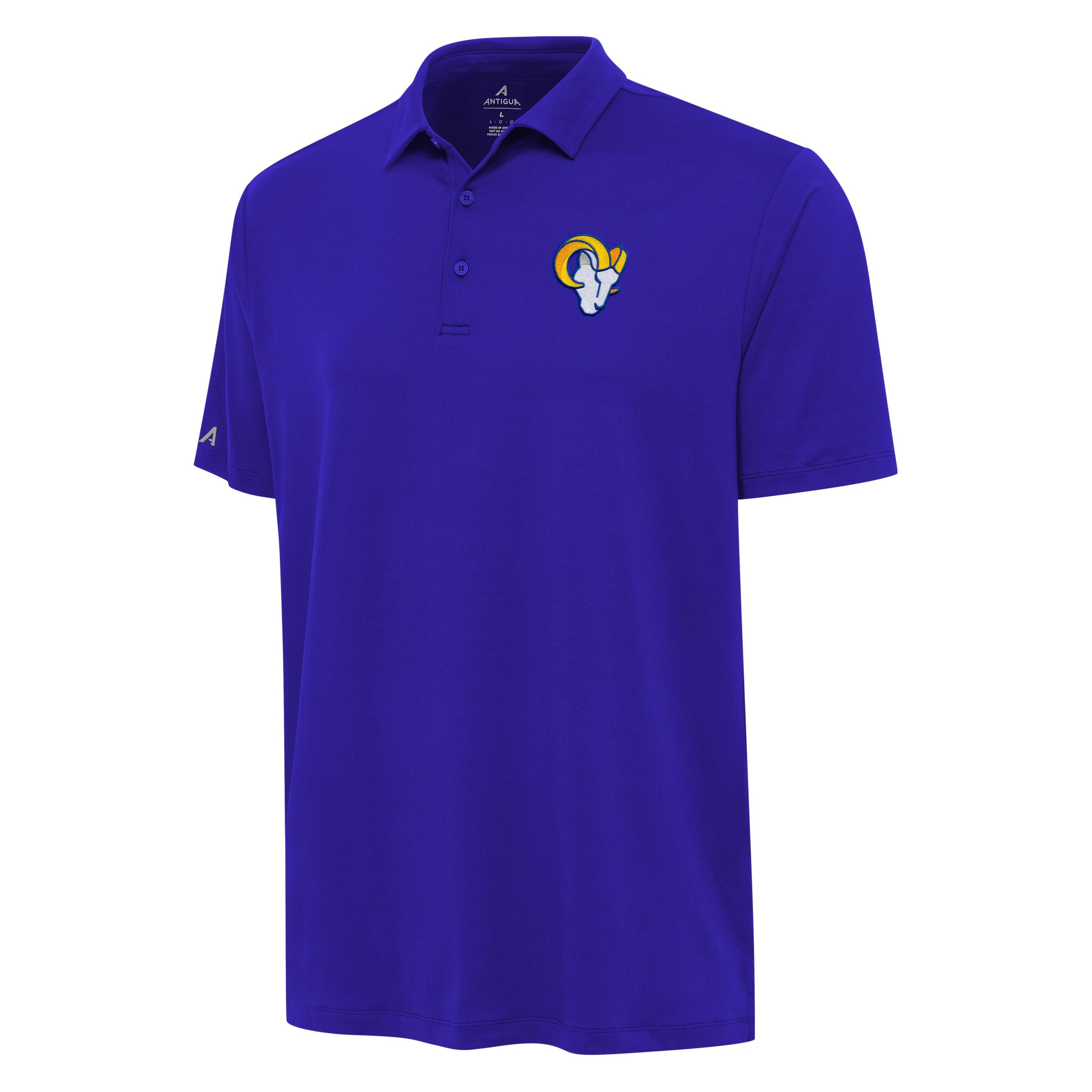 Antigua NFL Los Angeles Rams Mens Reprocess Polo
