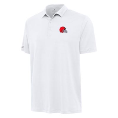 Antigua NFL Cleveland Browns Men's Reprocess Polo, White, XL