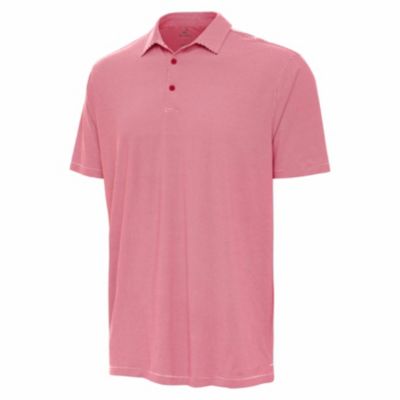 Antigua BLANK Men's Twine Polo, Red, 3XL