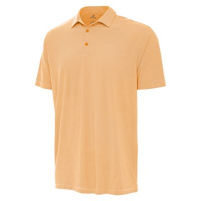 Antigua BLANK Men's Twine Polo, Orange, 2XL