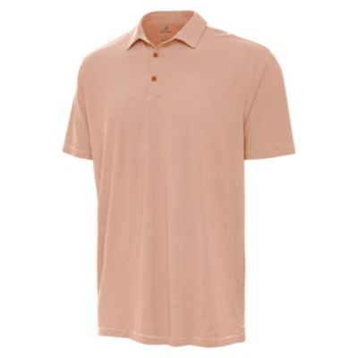 Antigua BLANK Men's Twine Polo, Orange, XL