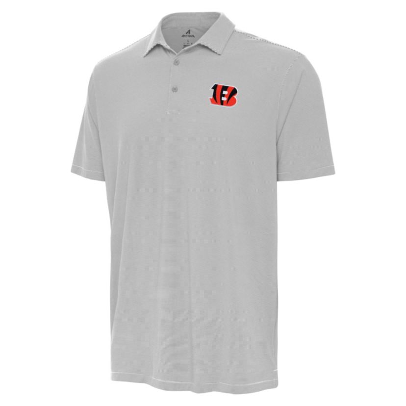 Antigua NFL Cincinnati Bengals Mens Twine Polo