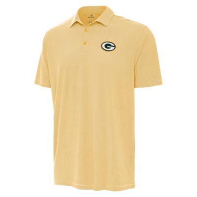 Antigua NFL Green Bay Packers Men's Twine Polo, Gold, 3XL