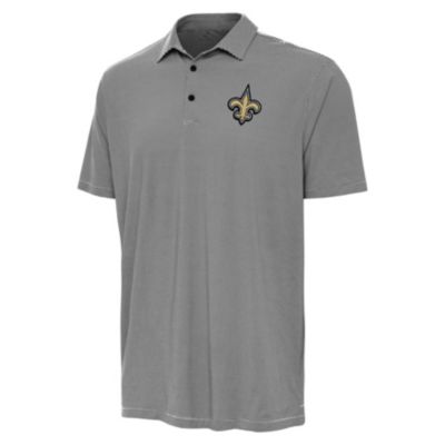 Antigua NFL New Orleans Saints Men's Twine Polo, 3XL