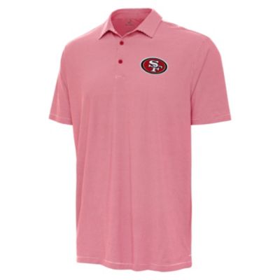 Antigua NFL San Francisco 49ers Men's Twine Polo, Red, Small