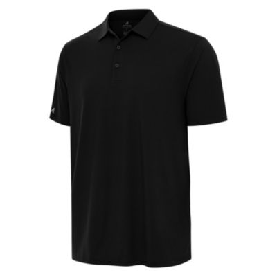 Antigua BLANK Men's Era Polo (Solid), Black, XL