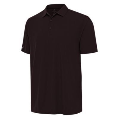 Antigua BLANK Men's Era Polo (Solid), Brown, 3XL