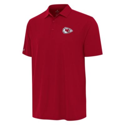 Antigua NFL Kansas City Chiefs Men's Era Polo, Red, Large