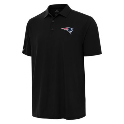 Antigua NFL New England Patriots Men's Era Polo, Black, 3XL