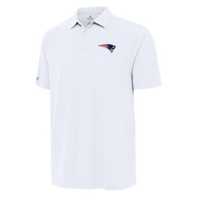 Antigua NFL New England Patriots Men's Era Polo, White, 3XL