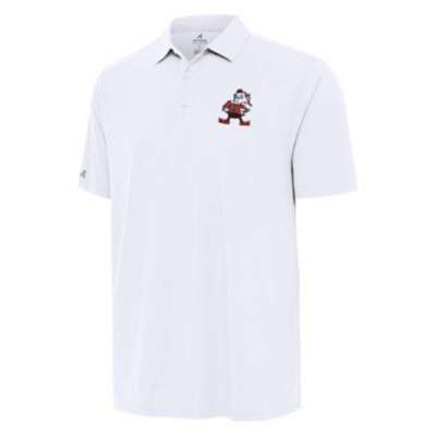 Antigua NFL Cleveland Browns Men's Era Polo, White, XL