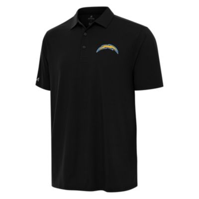 Antigua NFL Los Angeles Chargers Men's Era Polo, Black, 3XL