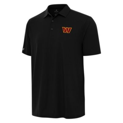 Antigua NFL Washington Commanders Men's Era Polo, Black, XL