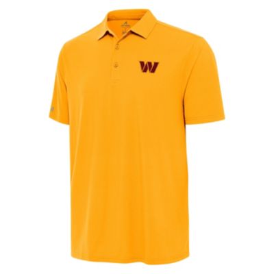 Antigua NFL Washington Commanders Men's Era Polo, Gold, 3XL
