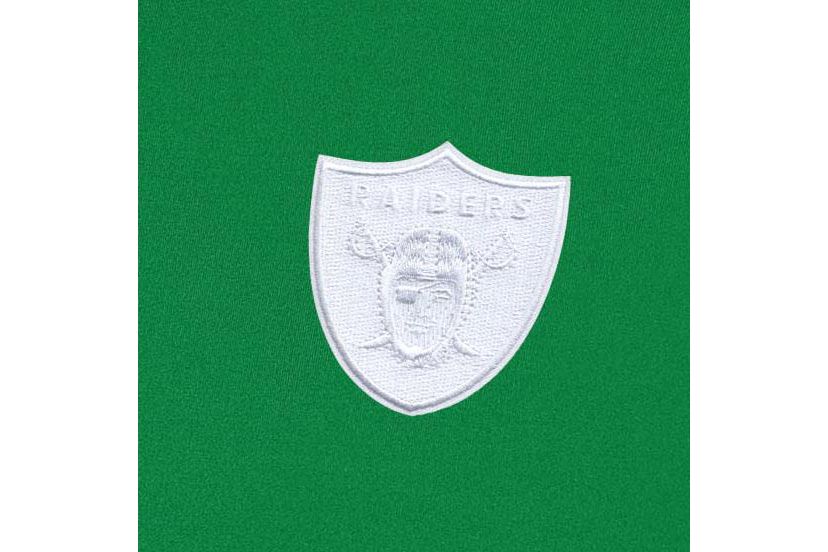 Antigua St. Patricks Day NFL Las Vegas Raiders Mens Era Polo