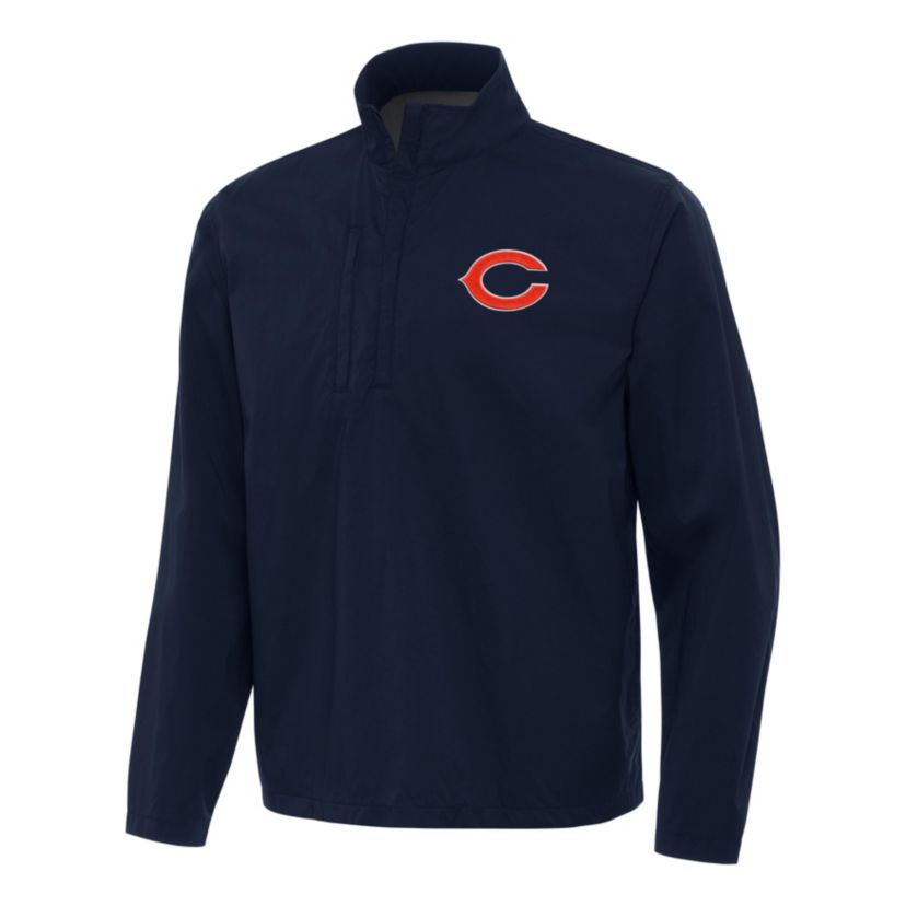 Antigua NFL Chicago Bears Mens Brisk 1/4 Zip Pullover