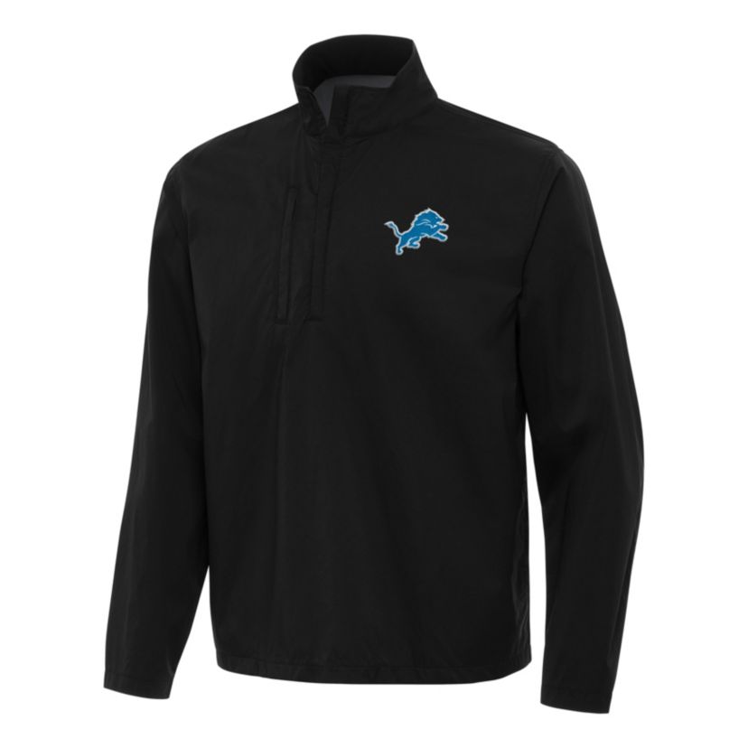 Antigua NFL Detroit Lions Mens Brisk 1/4 Zip Pullover
