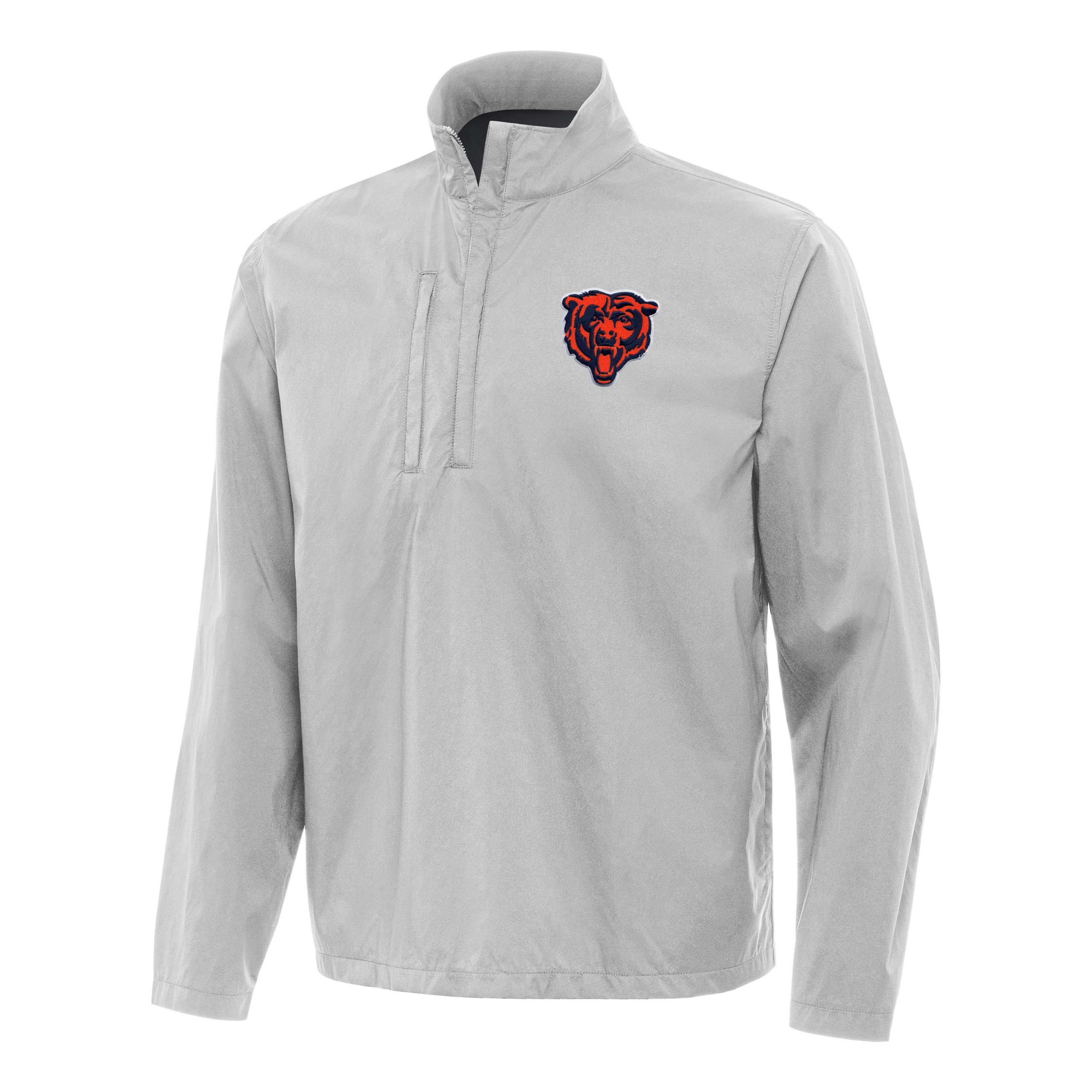 Antigua NFL Chicago Bears Mens Brisk 1/4 Zip Pullover