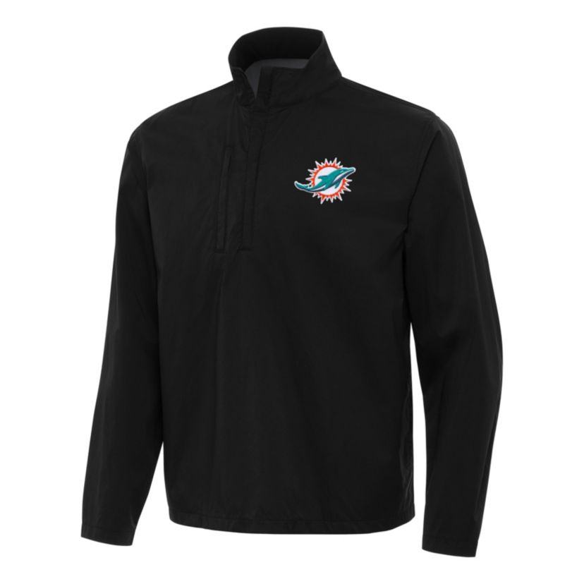 Antigua NFL Miami Dolphins Mens Brisk 1/4 Zip Pullover