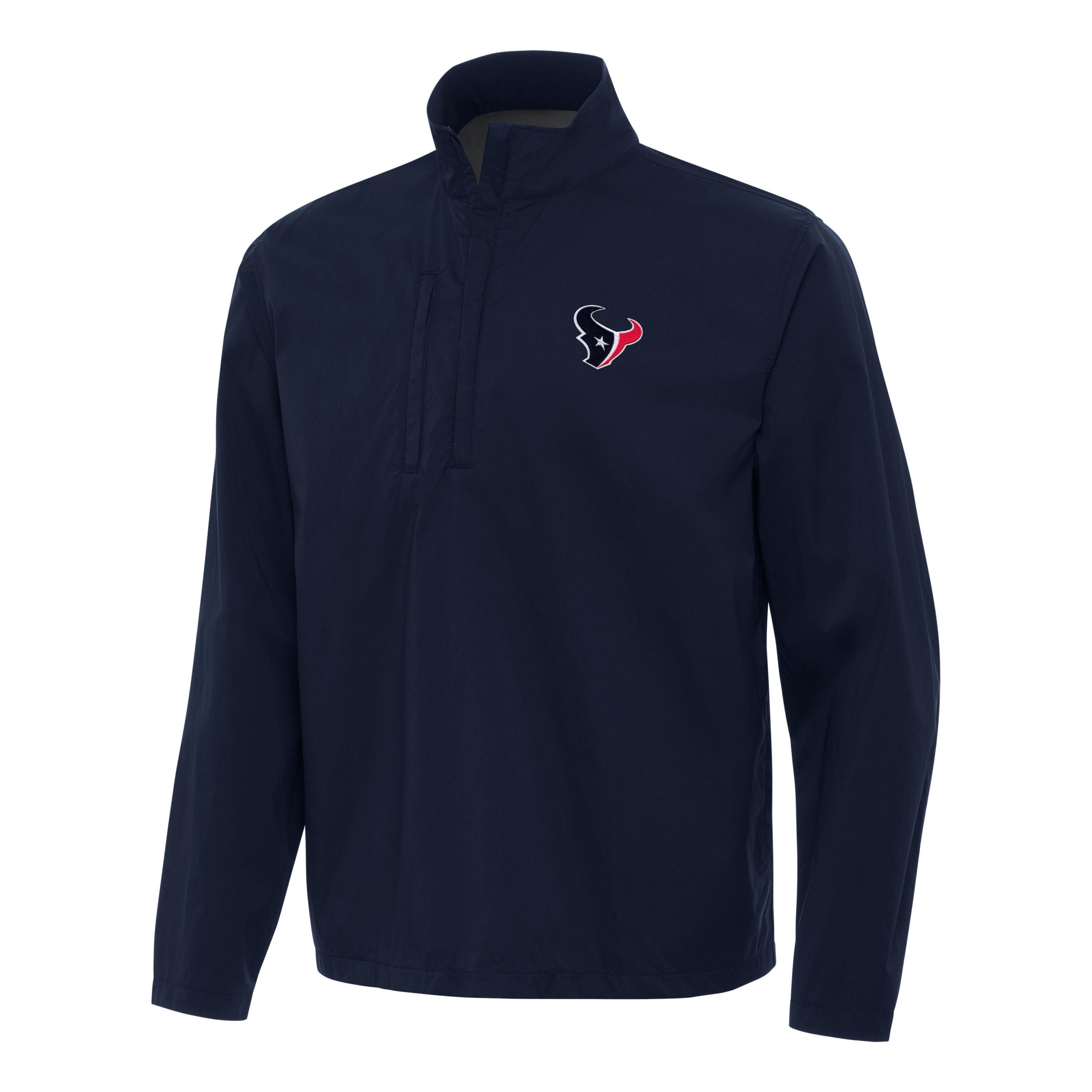 Antigua NFL Houston Texans Mens Brisk 1/4 Zip Pullover