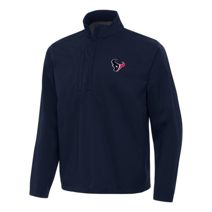 Antigua NFL Houston Texans Mens Brisk 1/4 Zip Pullover