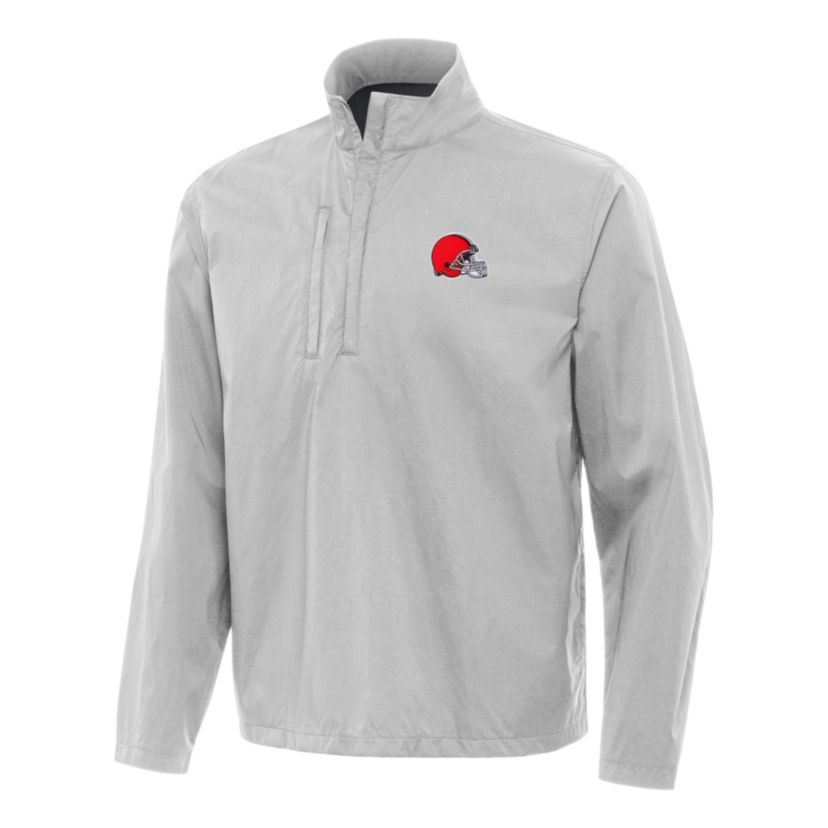 Antigua NFL Cleveland Browns Mens Brisk 1/4 Zip Pullover