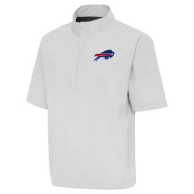 Antigua NFL Buffalo Bills Men's Brisk SS 1/4 Zip Pullover, XL