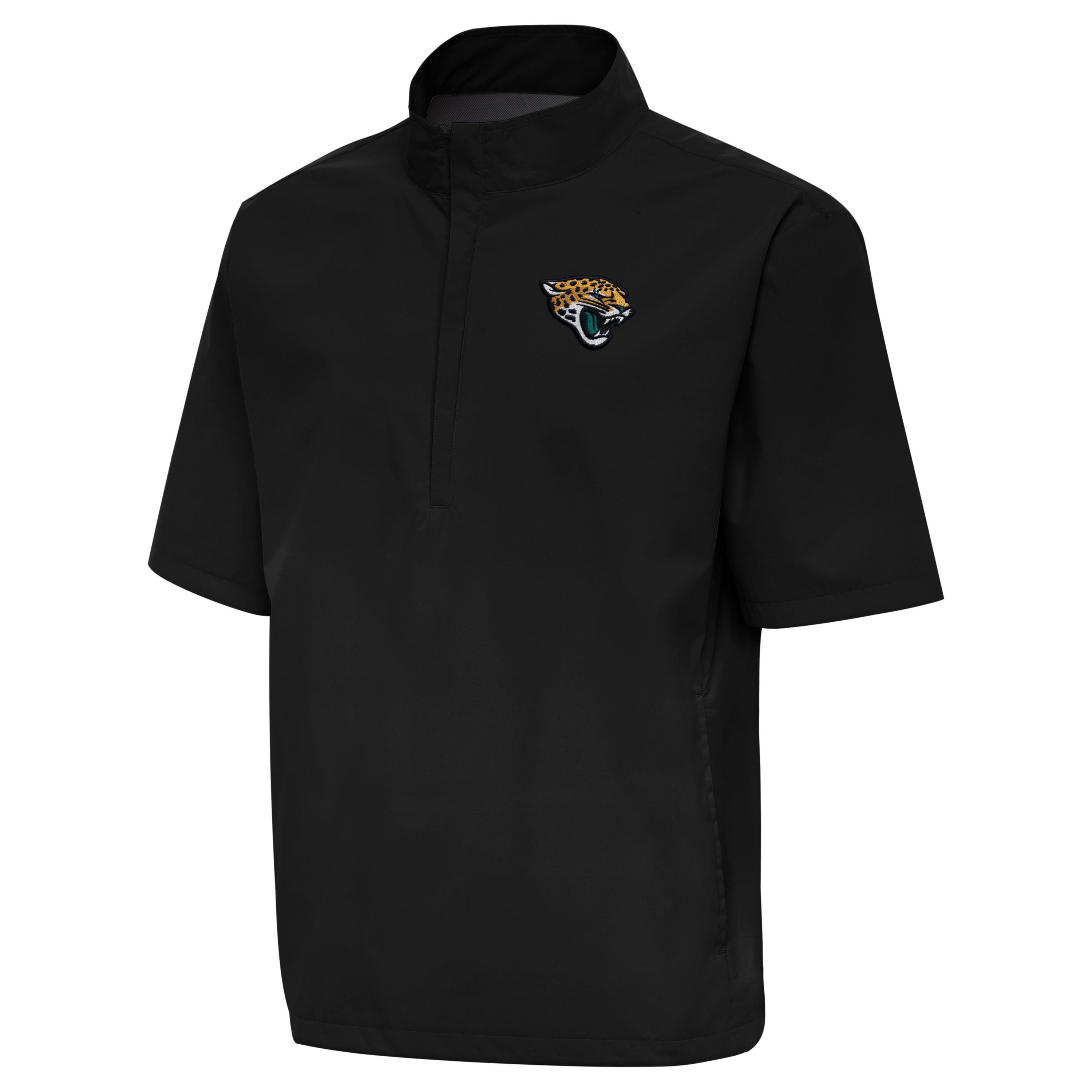 Antigua NFL Jacksonville Jaguars Mens Brisk SS 1/4 Zip Pullover