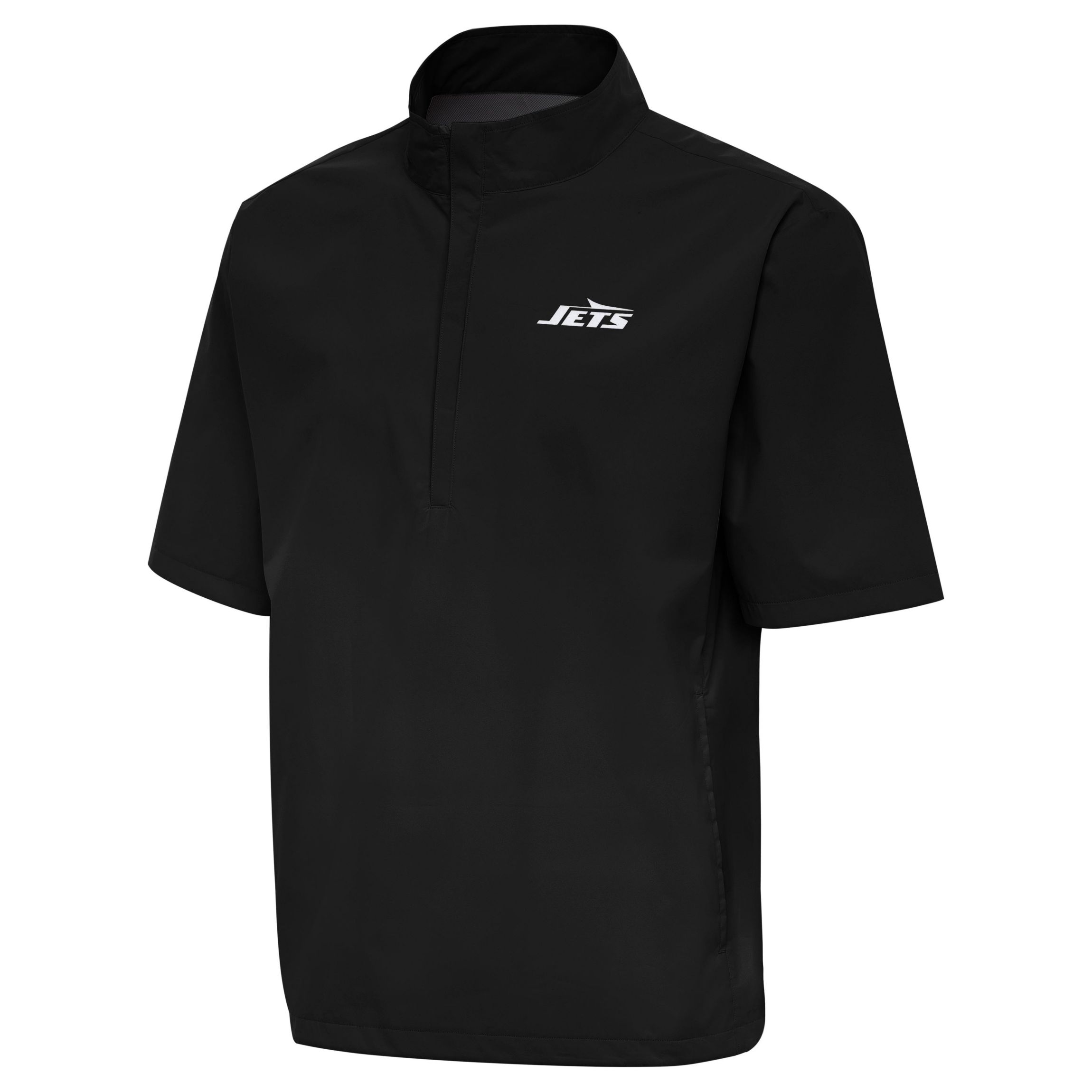Antigua NFL New York Jets Mens Brisk SS 1/4 Zip Pullover
