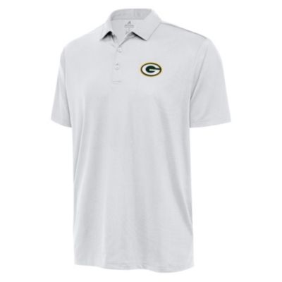 Antigua NFL Green Bay Packers Men's Ellipse Polo, White, Large
