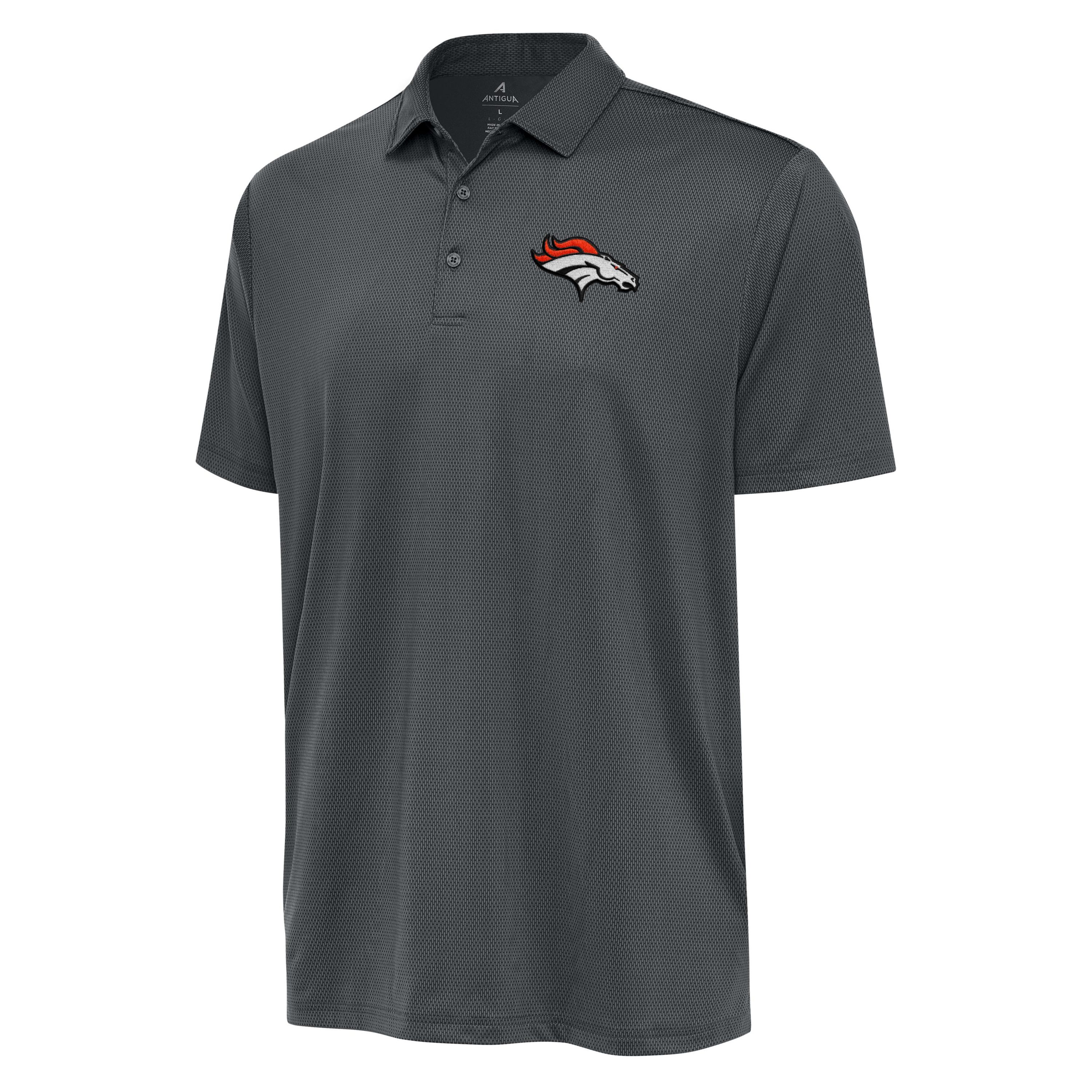 Antigua NFL Denver Broncos Mens Ellipse Polo