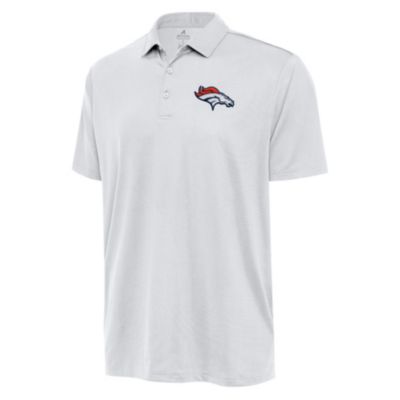 Antigua NFL Denver Broncos Men's Ellipse Polo, White, 2XL