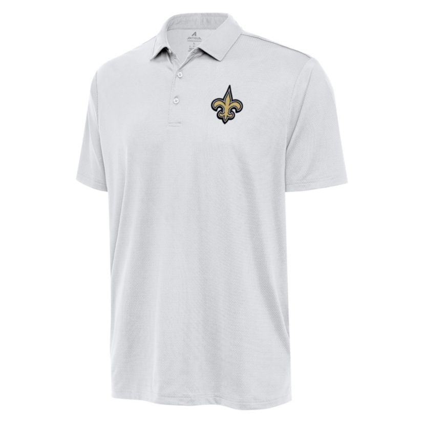 Antigua NFL New Orleans Saints Mens Ellipse Polo