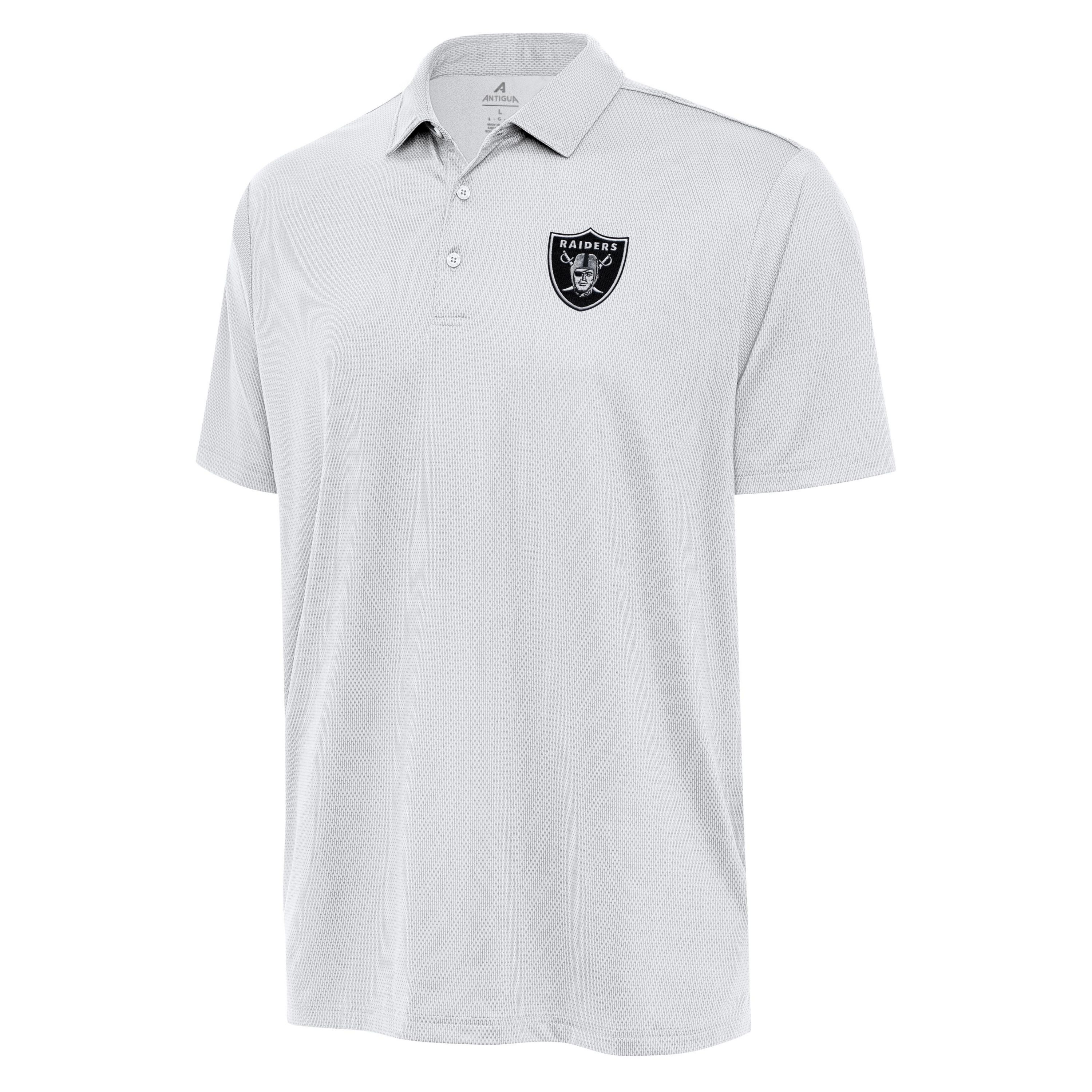 Antigua NFL Las Vegas Raiders  Mens Ellipse Polo