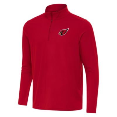 Antigua NFL Arizona Cardinals Men's Intent 1/4 Zip Pullover, Red, 2XL