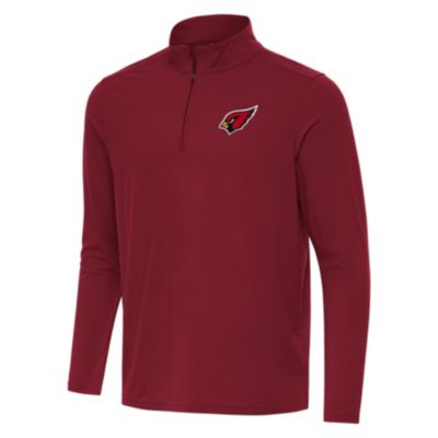 Antigua NFL Arizona Cardinals Men's Intent 1/4 Zip Pullover, Red, 2XL