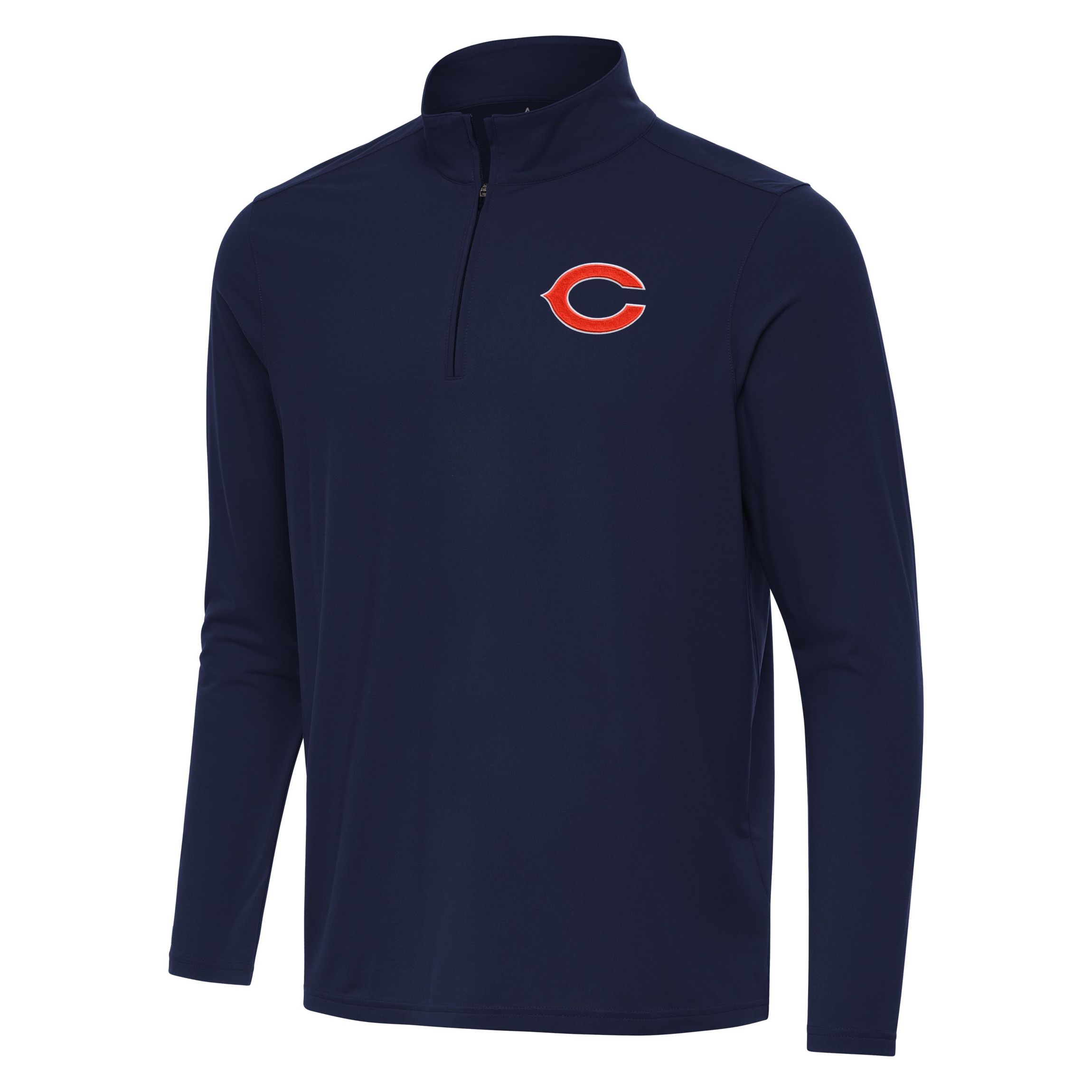 Antigua NFL Chicago Bears Mens Intent 1/4 Zip Pullover