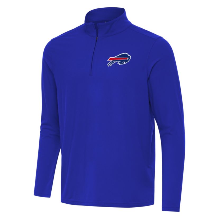 Antigua NFL Buffalo Bills Mens Intent 1/4 Zip Pullover